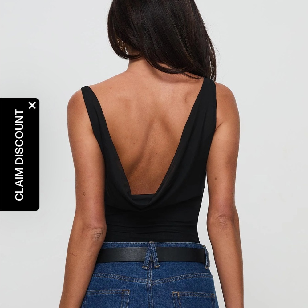Princess Polly Black Bodysuit - Picture 2 of 3